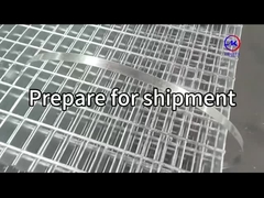 Сварная решетка из нержавеющей стали 1000x6000 мм для промышленных платформ