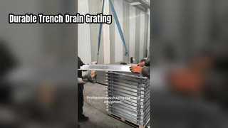 Сверхмощная дренажная решетка для канавы