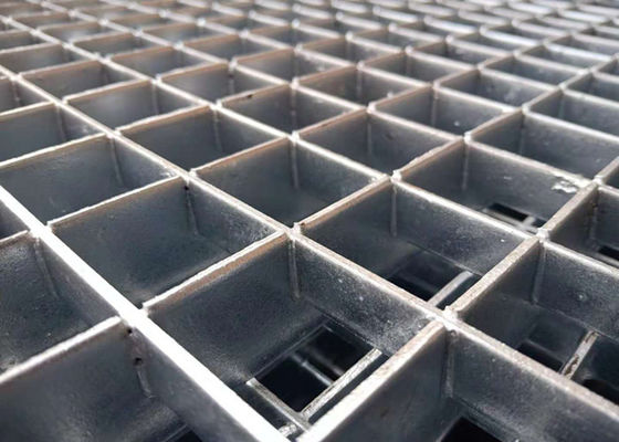 Galvanized Press Lock Steel Grating / Custom Stainless Steel Grill Grates