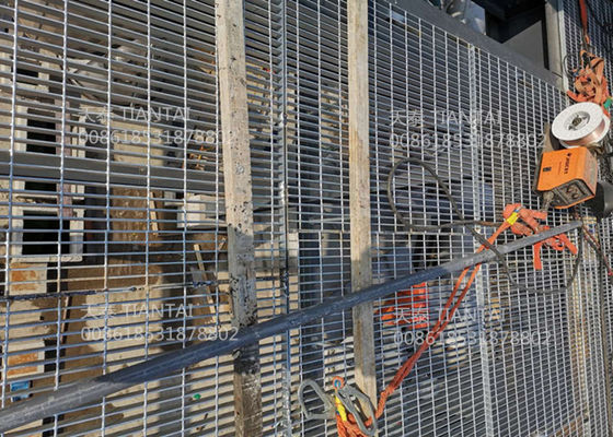 Hot Dip Galvanized 505/30/100 Plain Welded Steel Grating