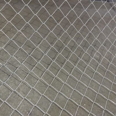 2.5mm Decorative Chain Link Fence Galvanized Powder Coated Finish Width Varies