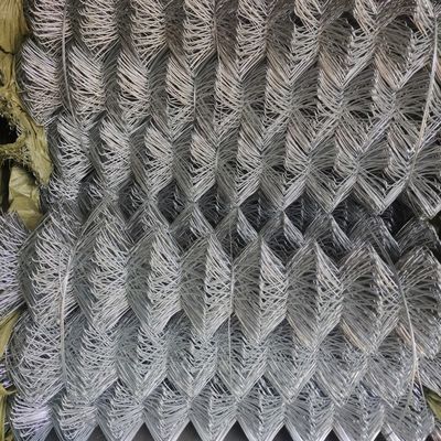 2.5mm Decorative Chain Link Fence Galvanized Powder Coated Finish Width Varies