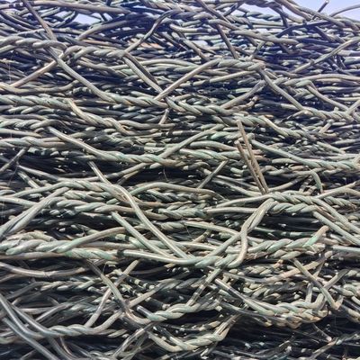 Укрепленная 80x100мм габионная проволочная сетка с обратным витным типом ткачества